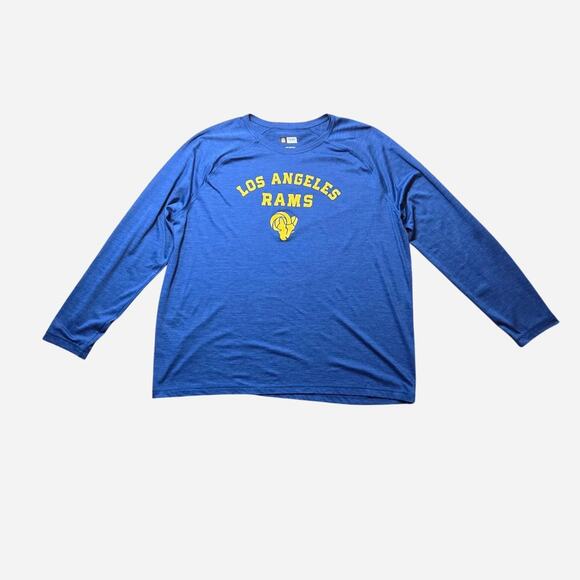 Blue and yellow team apparel Los Angeles Rams long sleeve size XXL - Picture 1 of 5